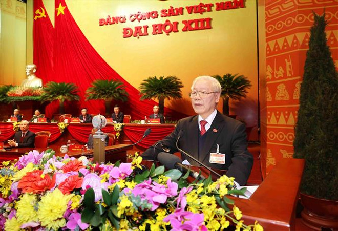 Adoption de la Résolution du 13e Congrès national du Parti ảnh 1 Adoption de la Résolution du 13e Congrès national du Parti ảnh 1