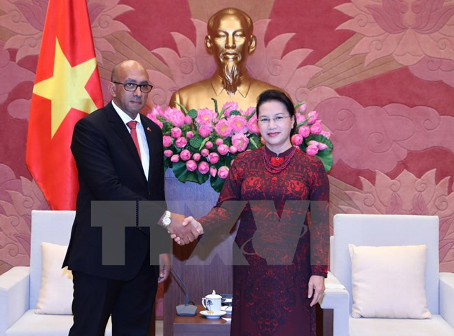 La présidente de l’AN reçoit l’ambassadeur cubain au Vietnam ảnh 1 La présidente de l’AN reçoit l’ambassadeur cubain au Vietnam ảnh 1