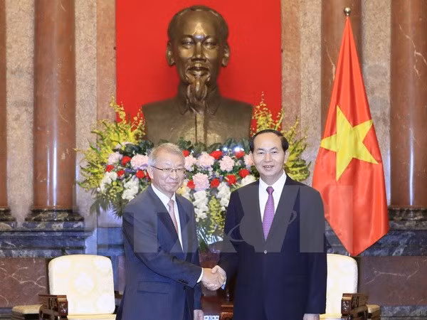 Le président Tran Dai Quang reçoit le président de la Cour suprême sud-coréenne ảnh 1