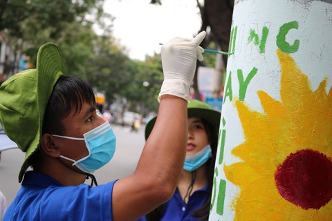 Les peintures murales gagnent du terrain à Hô Chi Minh-Ville ảnh 4 Les peintures murales gagnent du terrain à Hô Chi Minh-Ville ảnh 4