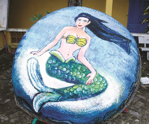 La route aux kouffas décorés à Quang Nam ảnh 2