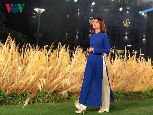 Ho Chi Minh-Ville : Défilé d’ao dài en tant qu’uniforme de bureau ảnh 1