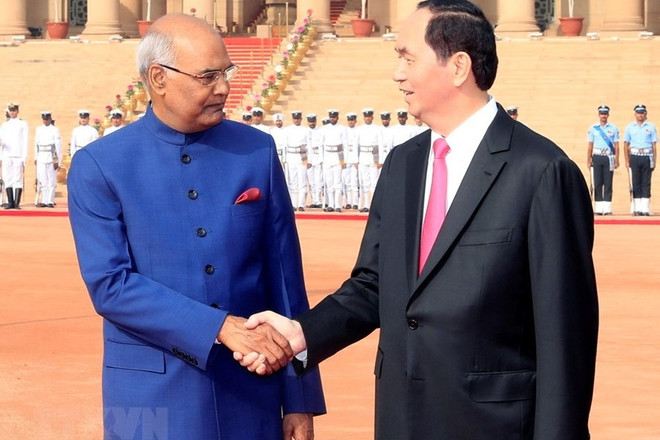 Vietnam-Inde : les deux présidents affirment approndir les liens ảnh 1 Vietnam-Inde : les deux présidents affirment approndir les liens ảnh 1