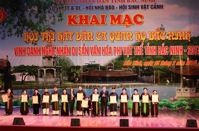 Bac Ninh honore 47 artisans du patrimoine culturel immatériel ảnh 1 Bac Ninh honore 47 artisans du patrimoine culturel immatériel ảnh 1