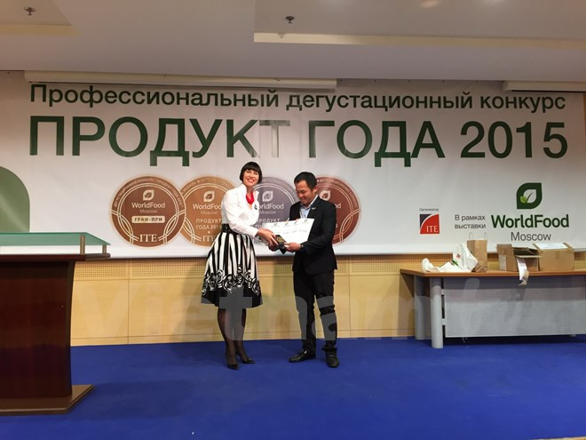 TH True Milk obtient 3 prix d’or au Salon international de l’alimentation de Moscou ảnh 1 TH True Milk obtient 3 prix d’or au Salon international de l’alimentation de Moscou ảnh 1