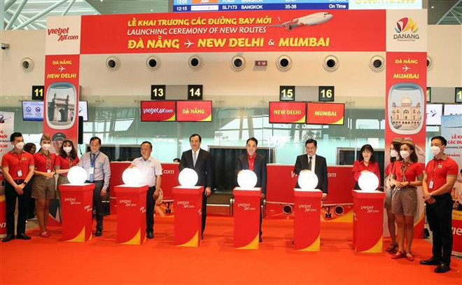 Vietjet Air lance de nouvelles lignes reliant Da Nang à Mumbai et à New Delhi ảnh 1 Vietjet Air lance de nouvelles lignes reliant Da Nang à Mumbai et à New Delhi ảnh 1