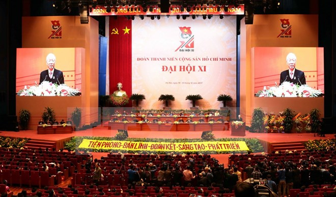Ouverture du 11e Congrès national de l’Union de la jeunesse communiste Hô Chi Minh ảnh 1 Ouverture du 11e Congrès national de l’Union de la jeunesse communiste Hô Chi Minh ảnh 1