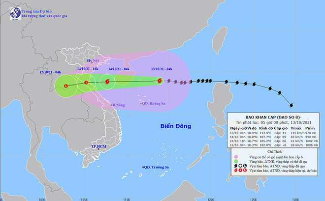 Après Lionrock, le Vietnam se prépare au typhon Kompasu ảnh 1 Après Lionrock, le Vietnam se prépare au typhon Kompasu ảnh 1