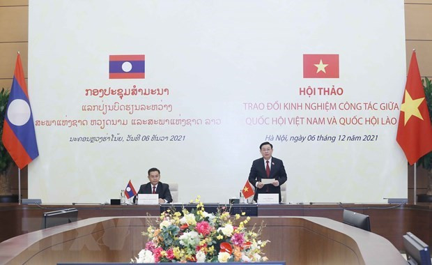 Vietnam et Laos partagent d’expériences dans le domaine législatif ảnh 1 Vietnam et Laos partagent d’expériences dans le domaine législatif ảnh 1