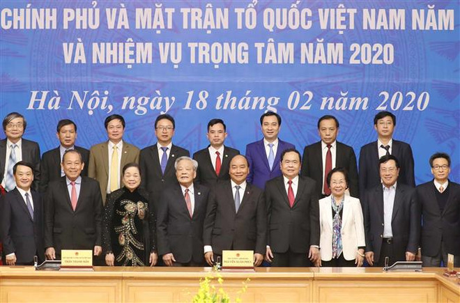 Le gouvernement travaille avec le Front de la Patrie du Vietnam ảnh 1 Le gouvernement travaille avec le Front de la Patrie du Vietnam ảnh 1