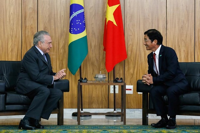 Vietnam et Brésil souhaitent intensifier leur partenariat intégral ảnh 1 Vietnam et Brésil souhaitent intensifier leur partenariat intégral ảnh 1