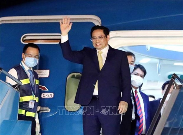 Le PM Pham Minh Chinh termine sa visite officille au Japon ảnh 1 Le PM Pham Minh Chinh termine sa visite officille au Japon ảnh 1