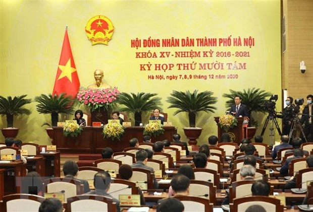 Le Conseil populaire de Hanoi tient sa 18e réunion ảnh 1