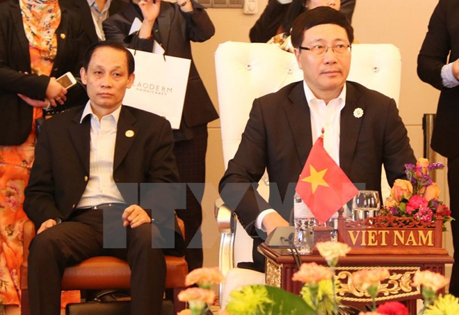 Clôture de la conférence restreinte des ministres des Affaires étrangères de l’ASEAN au Laos ảnh 2 Clôture de la conférence restreinte des ministres des Affaires étrangères de l’ASEAN au Laos ảnh 2