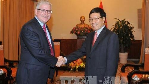 Le vice-PM Pham Binh Minh reçoit le nouvel Ambassadeur de l’Australie ảnh 1 Le vice-PM Pham Binh Minh reçoit le nouvel Ambassadeur de l’Australie ảnh 1
