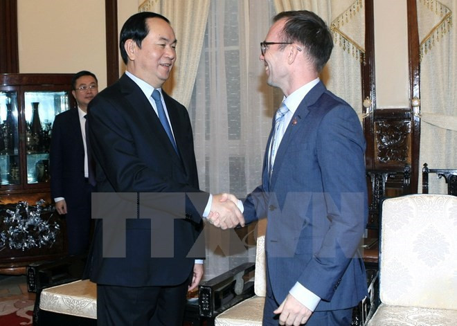 Le Président Trân Dai Quang reçoit l’Ambassadeur néo-zélandais au Vietnam ảnh 1 Le Président Trân Dai Quang reçoit l’Ambassadeur néo-zélandais au Vietnam ảnh 1