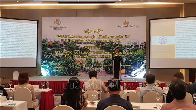 Des voyagistes de 11 pays européens sondent les opportunités de coopération avec Hanoi ảnh 1 Des voyagistes de 11 pays européens sondent les opportunités de coopération avec Hanoi ảnh 1