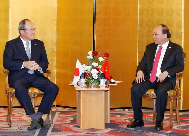 Le PM Nguyen Xuan Phuc reçoit un certain nombre de grandes entreprises japonaises ảnh 1 Le PM Nguyen Xuan Phuc reçoit un certain nombre de grandes entreprises japonaises ảnh 1