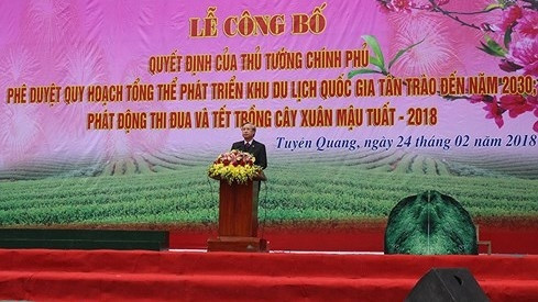 Publication du plan d’aménagement de la zone touristique nationale Tân Trào-Tuyên Quang ảnh 1 Publication du plan d’aménagement de la zone touristique nationale Tân Trào-Tuyên Quang ảnh 1