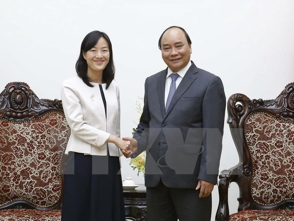 Le Premier ministre reçoit la directrice générale du groupe taïwanais Pou Chen ảnh 1 Le Premier ministre reçoit la directrice générale du groupe taïwanais Pou Chen ảnh 1