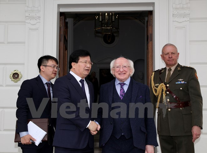 Le vice-PM Trinh Dinh Dung suggère à l’Irlande d’encourager l'UE à signer l'ALE avec le Vietnam ảnh 1 Le vice-PM Trinh Dinh Dung suggère à l’Irlande d’encourager l'UE à signer l'ALE avec le Vietnam ảnh 1