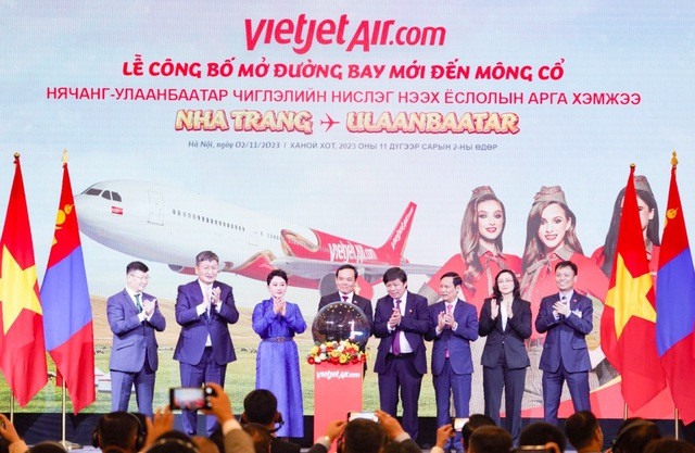 Vietjet Air ouvre une ligne directe reliant la Mongolie à Nha Trang ảnh 1 Vietjet Air ouvre une ligne directe reliant la Mongolie à Nha Trang ảnh 1