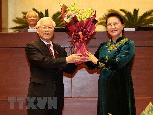 Des dirigeants étrangers félicitent le président du Vietnam Nguyen Phu Trong ảnh 1 Des dirigeants étrangers félicitent le président du Vietnam Nguyen Phu Trong ảnh 1
