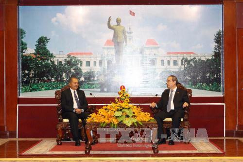 Ho Chi Minh-Ville prête à renforcer ses liens avec les localités laotiennes ảnh 1 Ho Chi Minh-Ville prête à renforcer ses liens avec les localités laotiennes ảnh 1