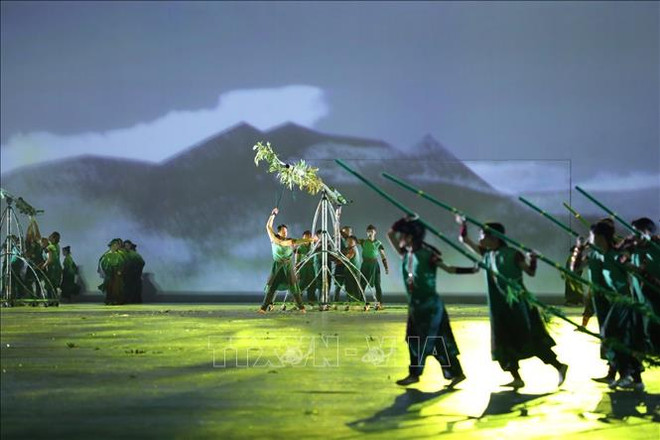 Ouverture solennelle des 31e Jeux sportifs d'Asie du Sud-Est à Hanoi ảnh 5