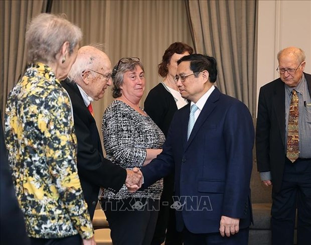 Le Premier ministre Pham Minh Chinh rencontre des amis américains ảnh 1 Le Premier ministre Pham Minh Chinh rencontre des amis américains ảnh 1