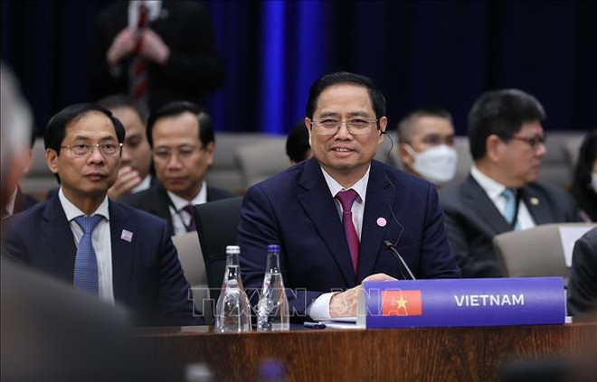 Le Premier ministre Pham Minh Chinh de retour au Vietnam ảnh 1 Le Premier ministre Pham Minh Chinh de retour au Vietnam ảnh 1