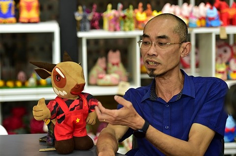 Kym Viêt accompagne les SEA Games avec ses peluches de Sao la ảnh 1 Kym Viêt accompagne les SEA Games avec ses peluches de Sao la ảnh 1