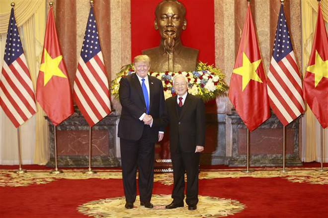 Entretien entre Nguyen Phu Trong et Donald Trump ảnh 1