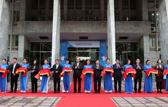 Ouverture du centre international de presse du Vietnam pour le 2e sommet États-Unis-RPDC ảnh 1 Ouverture du centre international de presse du Vietnam pour le 2e sommet États-Unis-RPDC ảnh 1