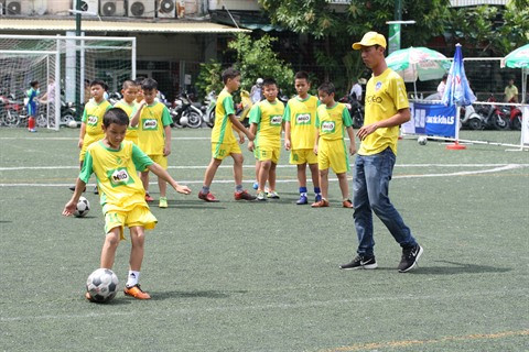 Hô Chi Minh-Ville développe la pratique du football à l'école ảnh 2 Hô Chi Minh-Ville développe la pratique du football à l'école ảnh 2