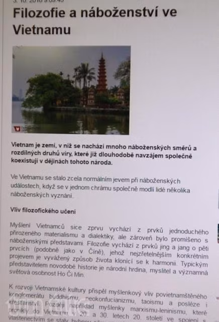 La diversité religieuse au Vietnam vue de la République tchèque ảnh 1 La diversité religieuse au Vietnam vue de la République tchèque ảnh 1