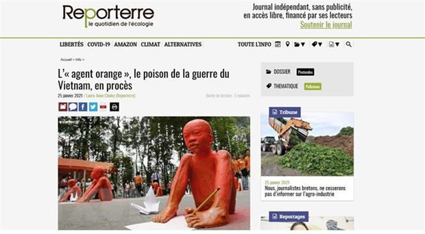 La presse française évalue le "procès historique" pour des victimes de l'agent orange du Vietnam ảnh 3
