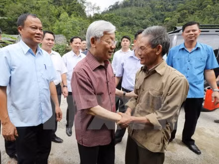 Le chef du Parti exhorte Bac Kan à investir dans les infrastructures ảnh 1