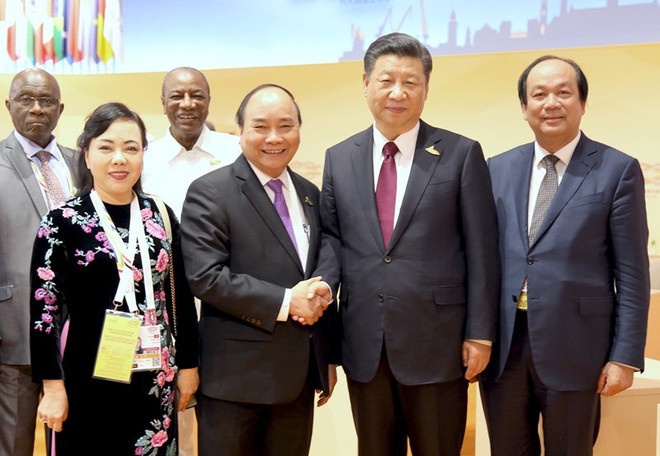 Le PM vietnamien rencontre les présidents chinois et américain à Hambourg ảnh 2 Le PM vietnamien rencontre les présidents chinois et américain à Hambourg ảnh 2