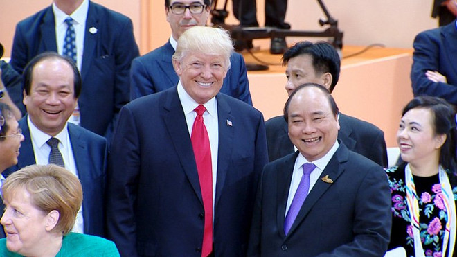 Le PM vietnamien rencontre les présidents chinois et américain à Hambourg ảnh 1 Le PM vietnamien rencontre les présidents chinois et américain à Hambourg ảnh 1