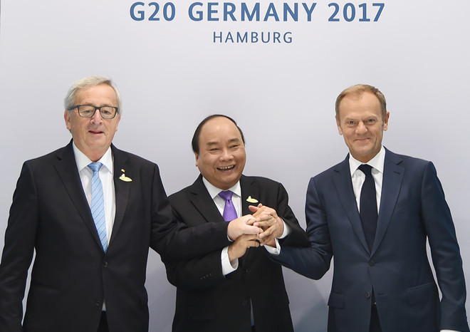 Le PM Nguyên Xuân Phuc plaide pour des relations renforcées avec l’UE et l’OMS ảnh 1 Le PM Nguyên Xuân Phuc plaide pour des relations renforcées avec l’UE et l’OMS ảnh 1