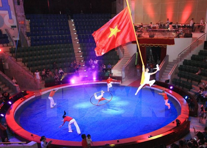 Le Vietnam gagne l’or au Festival international du cirque Circuba 2017 ảnh 1 Le Vietnam gagne l’or au Festival international du cirque Circuba 2017 ảnh 1