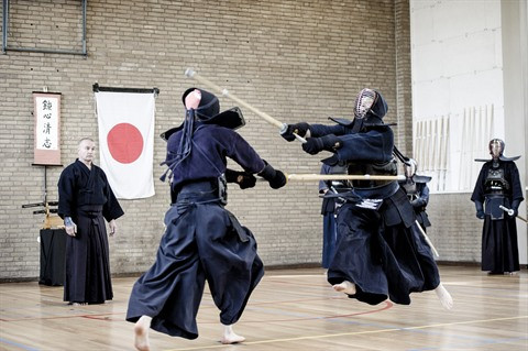 Le kendo, la «voie du sabre japonais», fait des adeptes à Hanoi ảnh 3 Le kendo, la «voie du sabre japonais», fait des adeptes à Hanoi ảnh 3