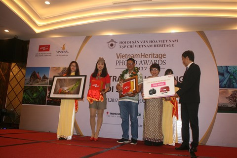 Remise des prix du concours de photos sur le patrimoine du Vietnam 2017 ảnh 1