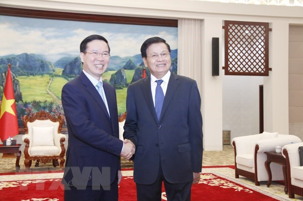 Le Vietnam et le Laos prisent leur camaraderie et leur fraternité traditionnelles ảnh 1 Le Vietnam et le Laos prisent leur camaraderie et leur fraternité traditionnelles ảnh 1