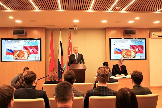 Célébration du 73e anniversaire de l'établissement des relations diplomatiques Vietnam – Russie ảnh 1 Célébration du 73e anniversaire de l'établissement des relations diplomatiques Vietnam – Russie ảnh 1