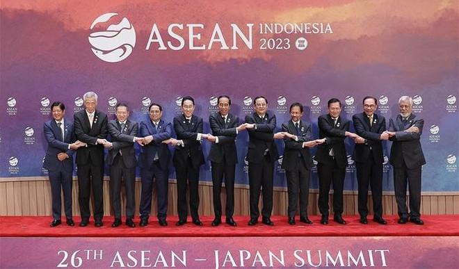 ASEAN 43 : le Premier ministre Pham Minh Chinh aux Sommets avec la Chine, la R. de Corée et le Japon ảnh 3 ASEAN 43 : le Premier ministre Pham Minh Chinh aux Sommets avec la Chine, la R. de Corée et le Japon ảnh 3