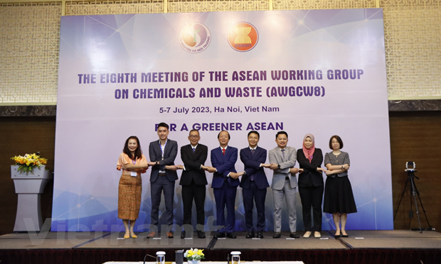 La 8e Réunion du groupe de travail de l'ASEAN sur les produits chimiques et les déchets (AWGCW-8) à Hanoï ảnh 1 La 8e Réunion du groupe de travail de l'ASEAN sur les produits chimiques et les déchets (AWGCW-8) à Hanoï ảnh 1