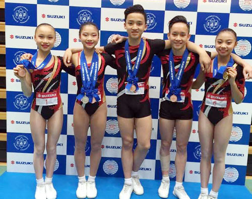 Le Vietnam participe aux Championnats de gymnastique aérobic du monde 2016 ảnh 1 Le Vietnam participe aux Championnats de gymnastique aérobic du monde 2016 ảnh 1