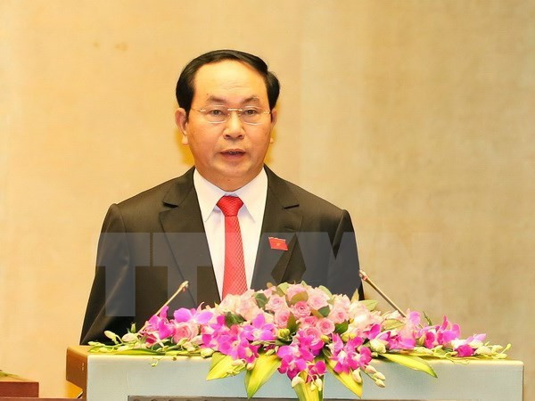 La visite du président Tran Dai Quang intensifiera la coopération traditionnelle Vietnam-Cambodge ảnh 1 La visite du président Tran Dai Quang intensifiera la coopération traditionnelle Vietnam-Cambodge ảnh 1